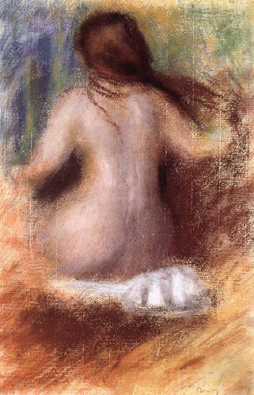 Pierre Auguste Renoir nude rear view Spain oil painting art